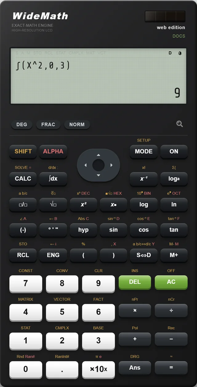 WideMath: Free Online Calculators and Math Tools